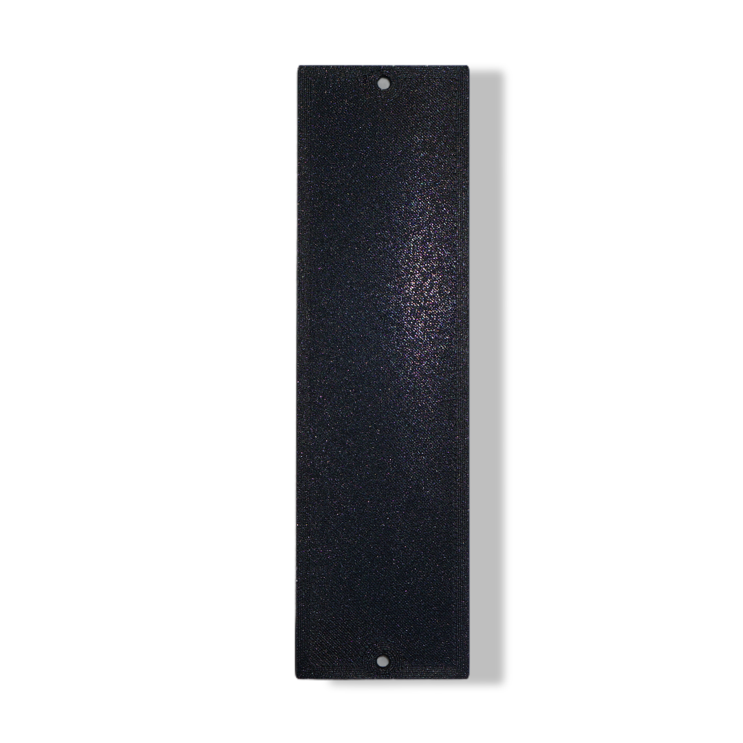 Rear of affordable API 500 blanking panel