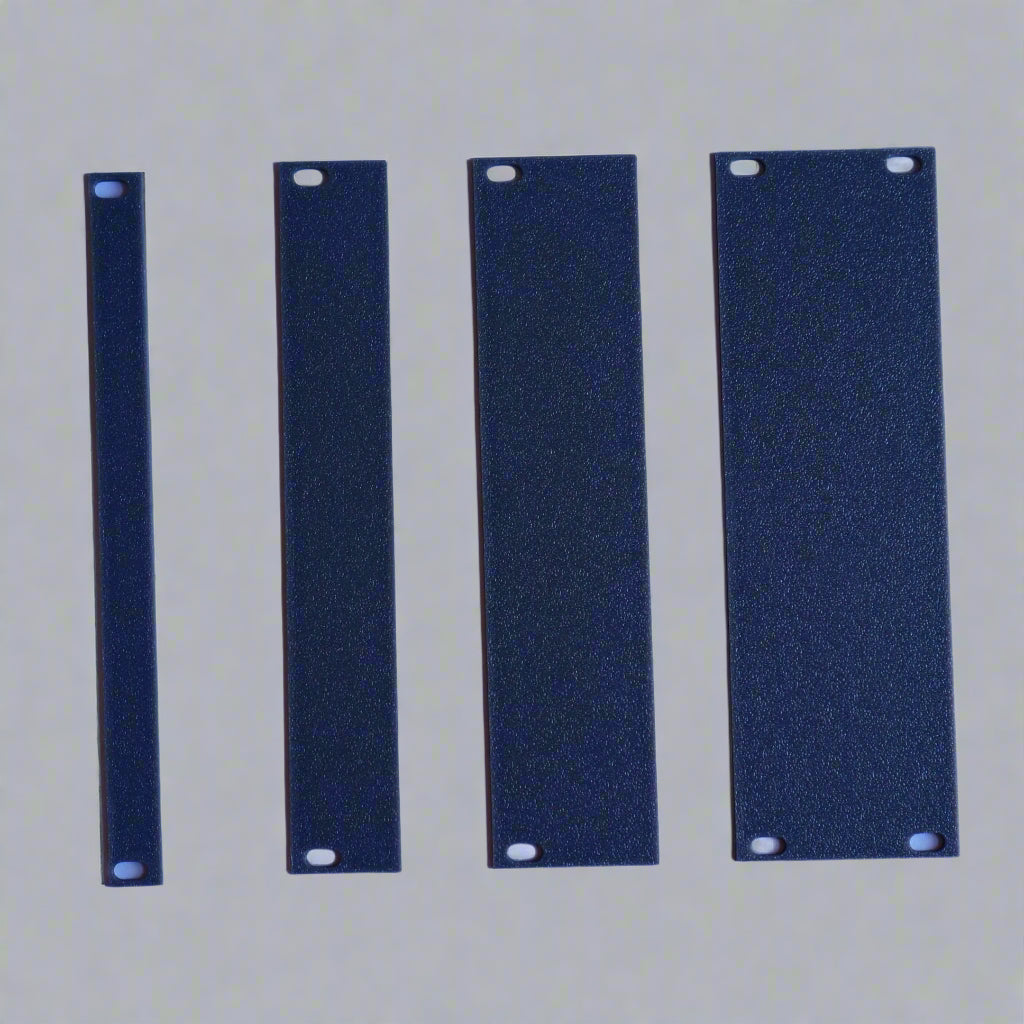 Grey eurorack blank panels