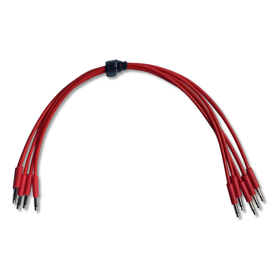 red eurorack patch cables