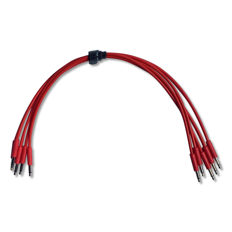 red eurorack patch cables