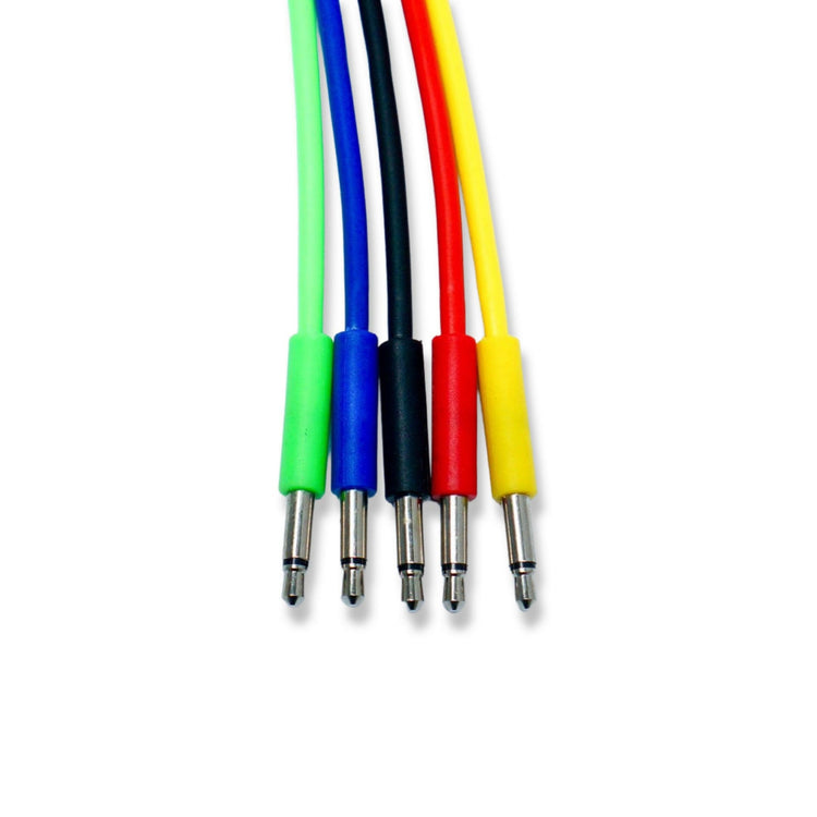 Slim eurorack patch cables