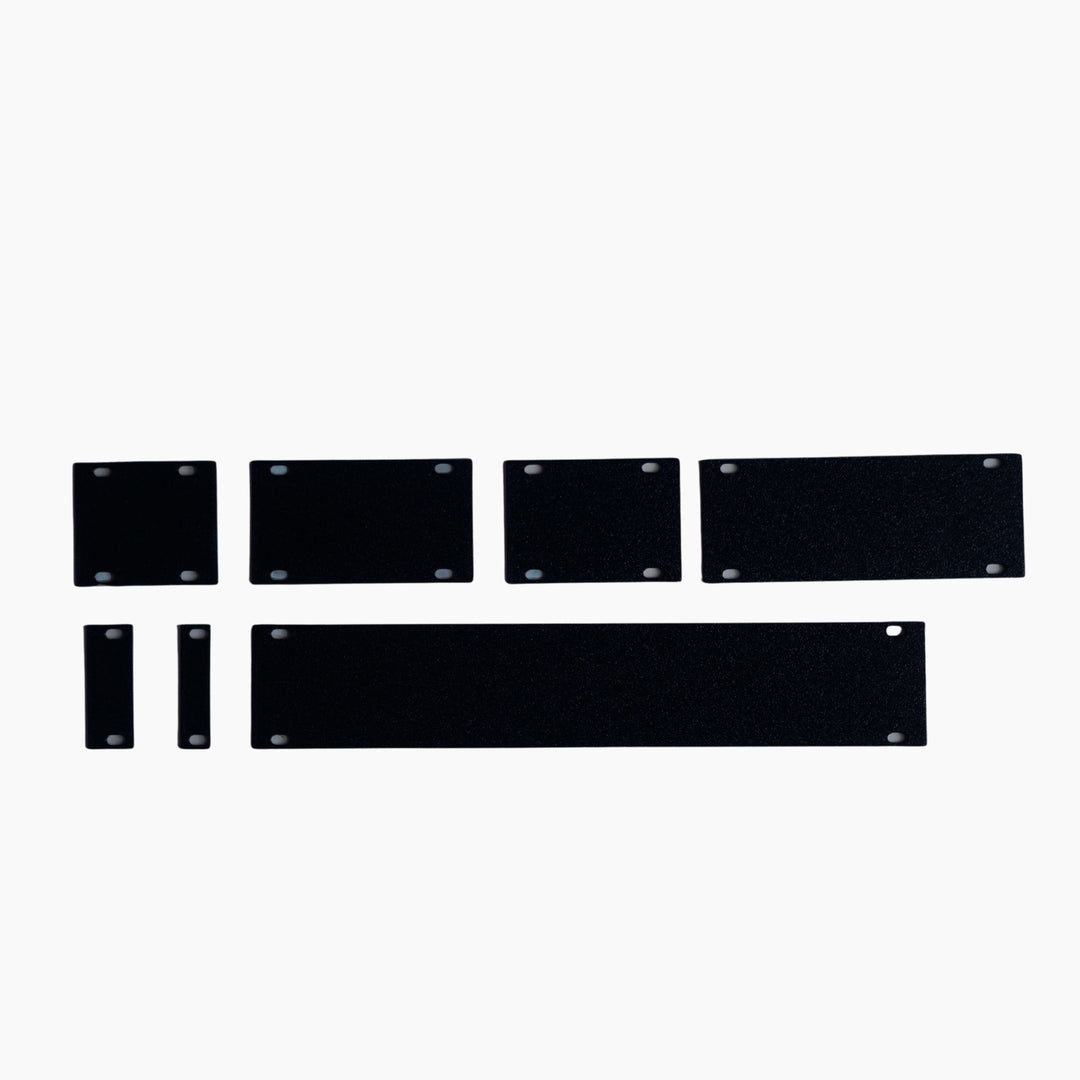 1U Tile Eurorack Blank Panels - 1HP to 42HP - Intellijel format