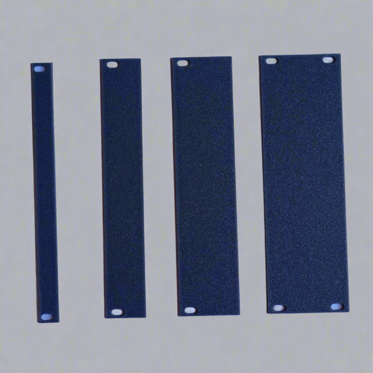 Grey eurorack blank panels