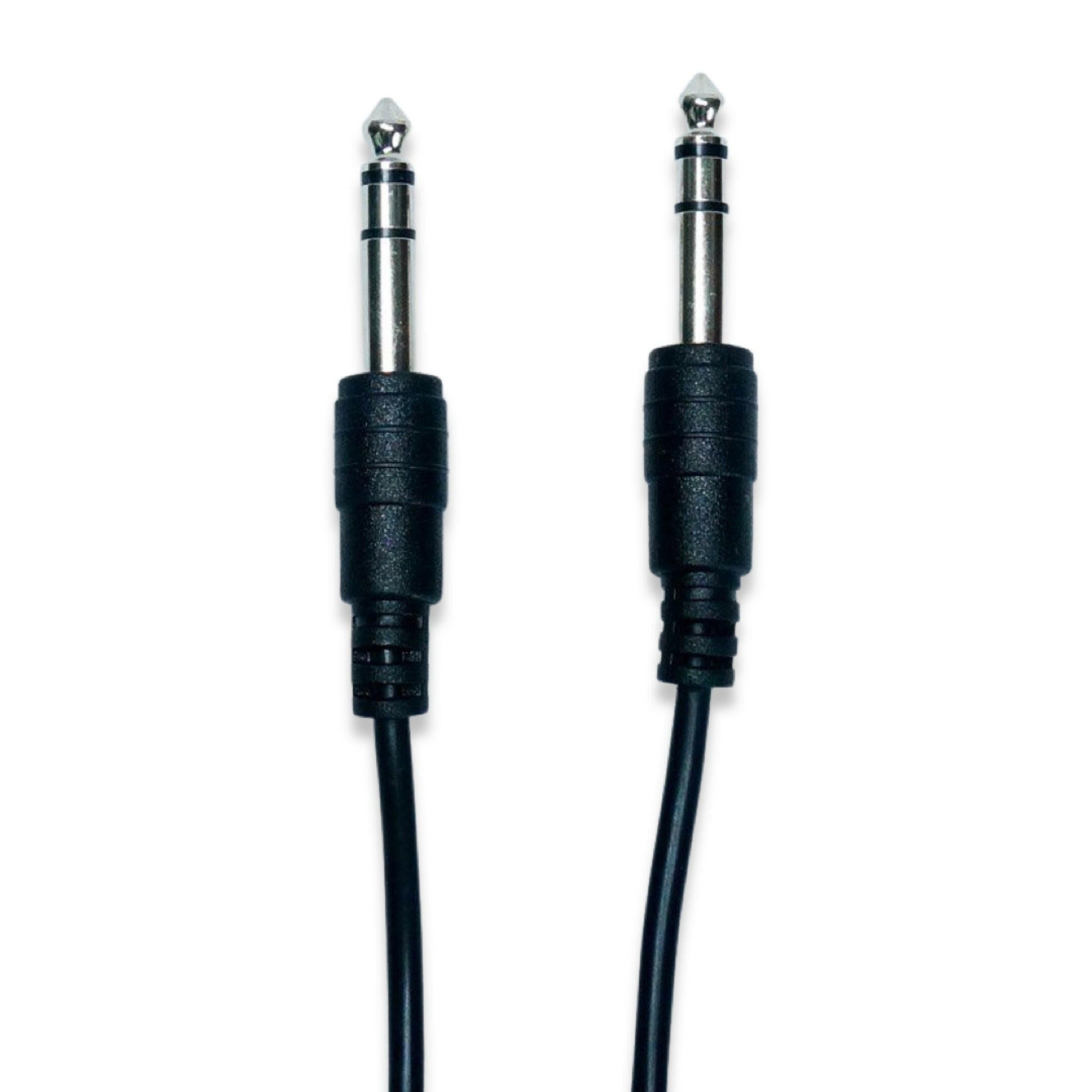 1/4" TRS Balanced Patch Cable 10 Pack | Stereo audio cables 15cm, 30cm, 60cm, 90cm, 150cm, 200cm, 5m.