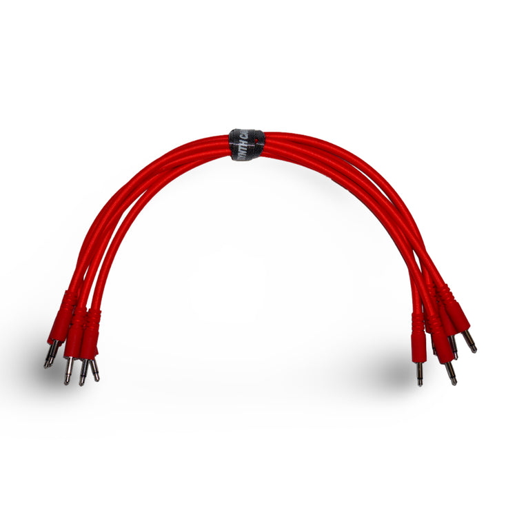 Braided eurorack cable red
