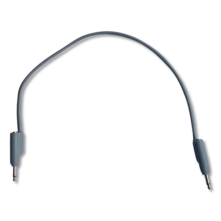 A eurorack cable that is able to act as a mult by stacking