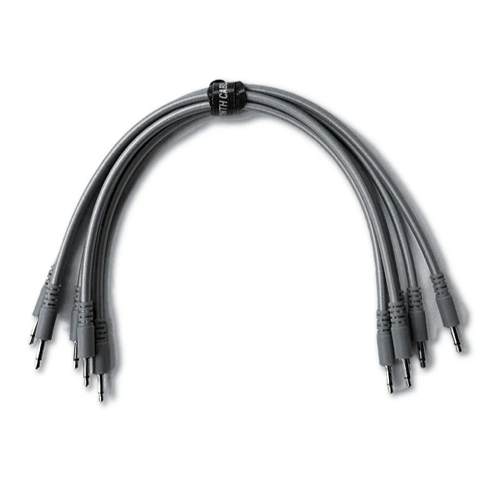 grey mono 1/8" cables