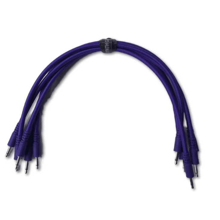 purple braided 3.5mm cables