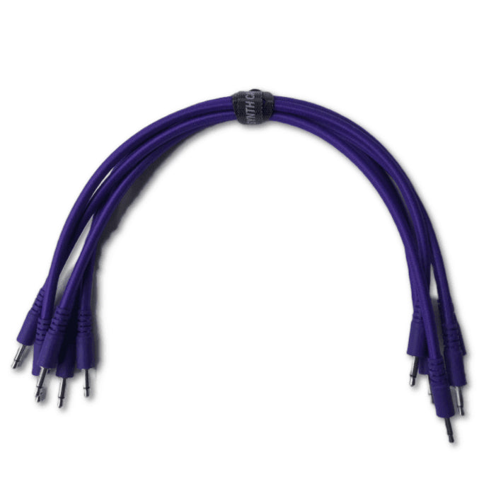 3.5mm mono patch cable purple