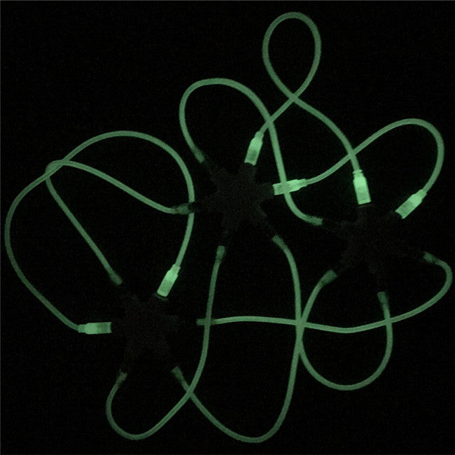 Glow in the dark eurorack patch cables
