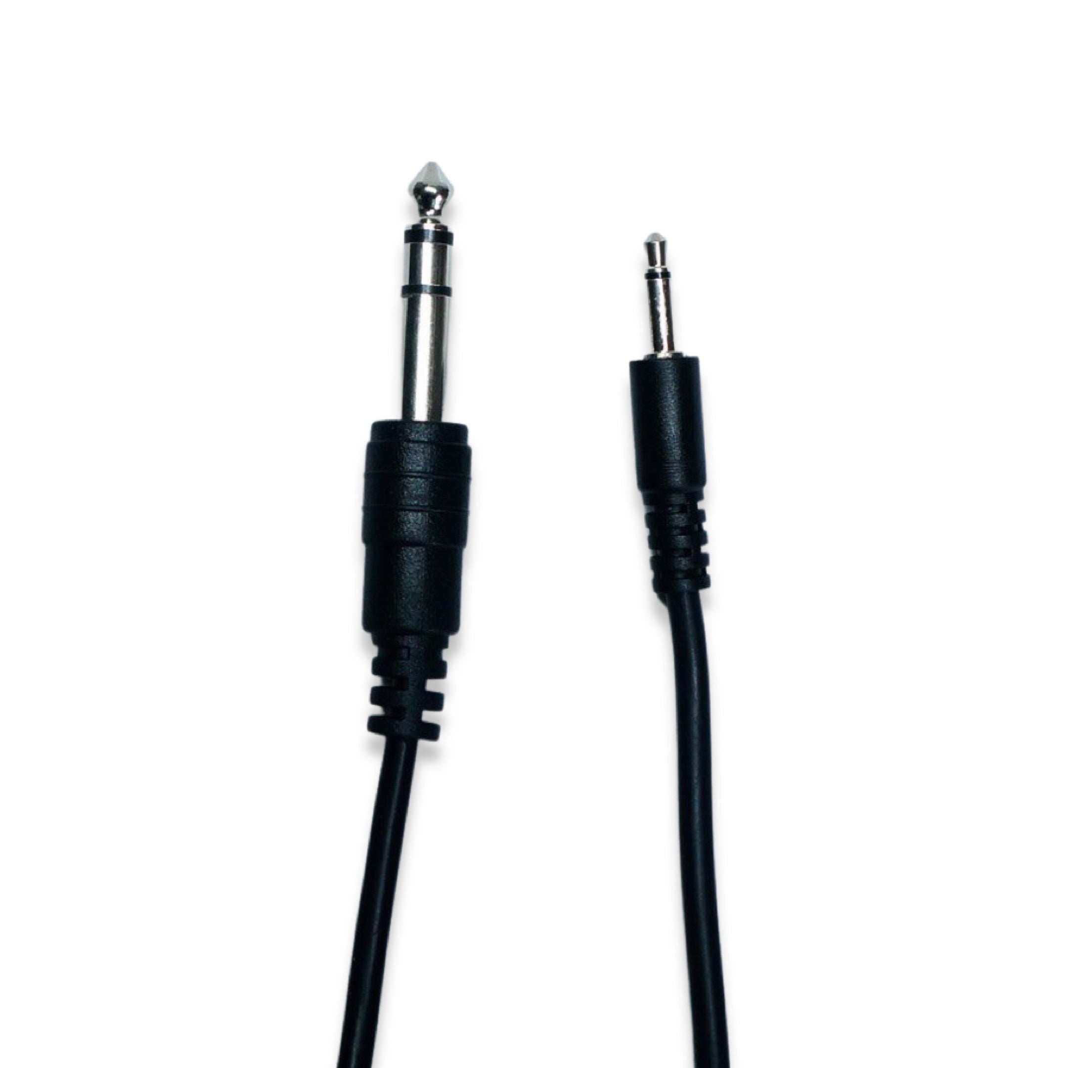 1/4" TRS jack to 3.5mm TS jack 'floating ring' patch cable